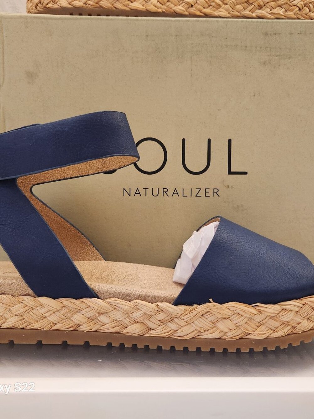 Soul Naturalizer "Deara" Blue Sandals. NIB. Size 9.5